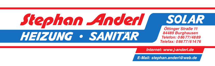 Heizung & Sanitär Anderl in Burghausen - schnell und professionell 
